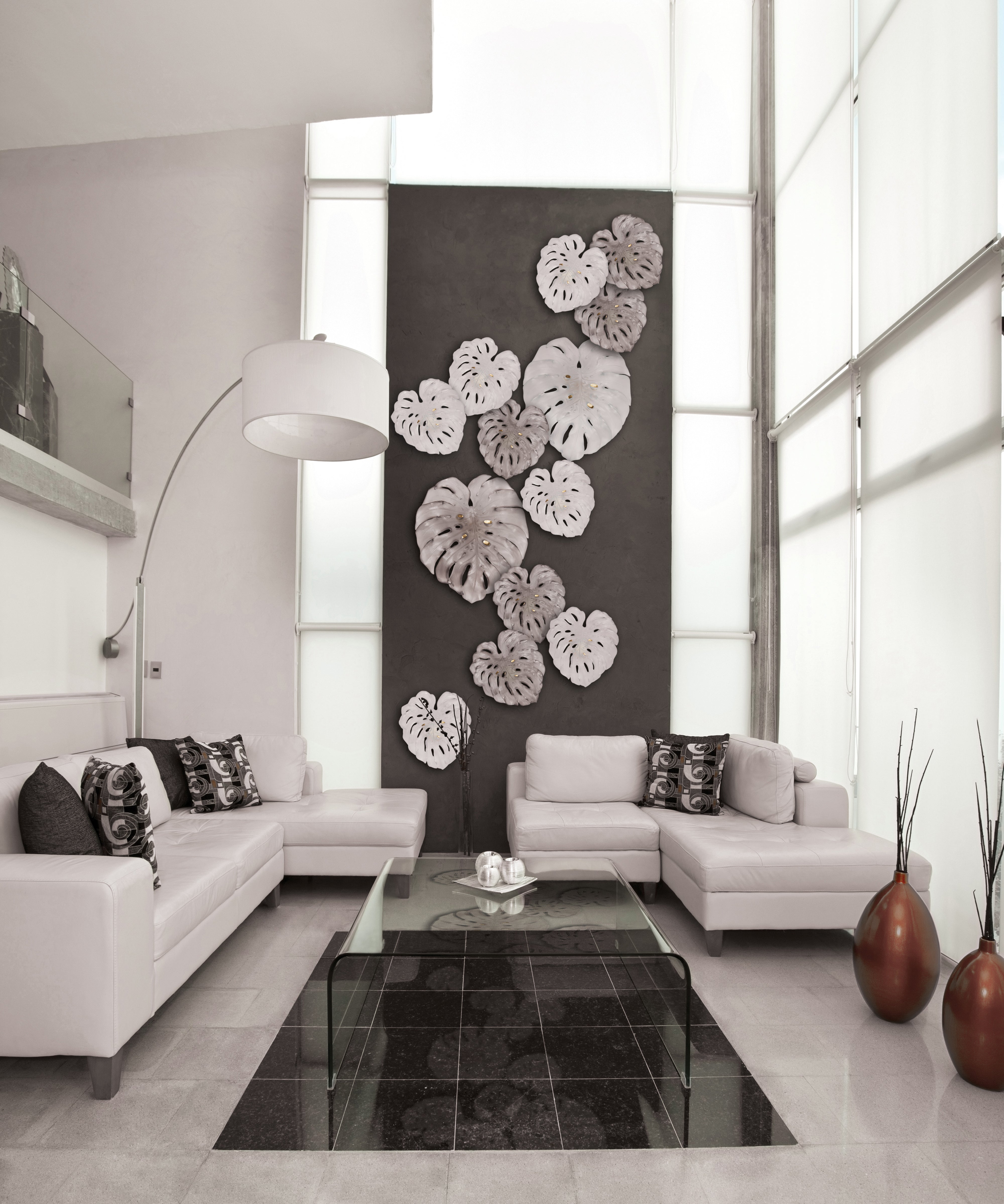daum-univers-v-g-tal-monstera-applique-grand-mod-le-blanche-robba image 3