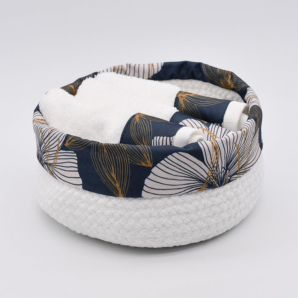 luisa-paix-o-alina-essuie-mains-30x30-lot-3-bleu image 3