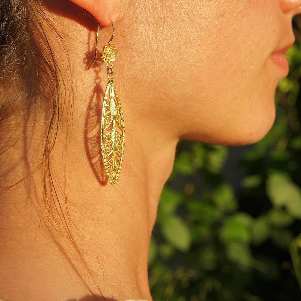 luisa-paix-o-boucles-filigrane-argent-dor-6-cm-6-7-g image 4