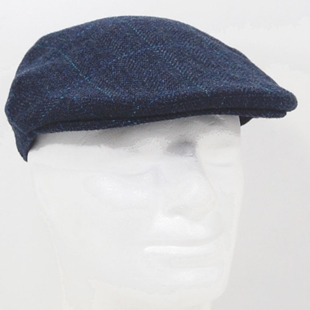 luisa-paix-o-accessoires-du-portugal-casquette-tweed-bleu-laine image 3