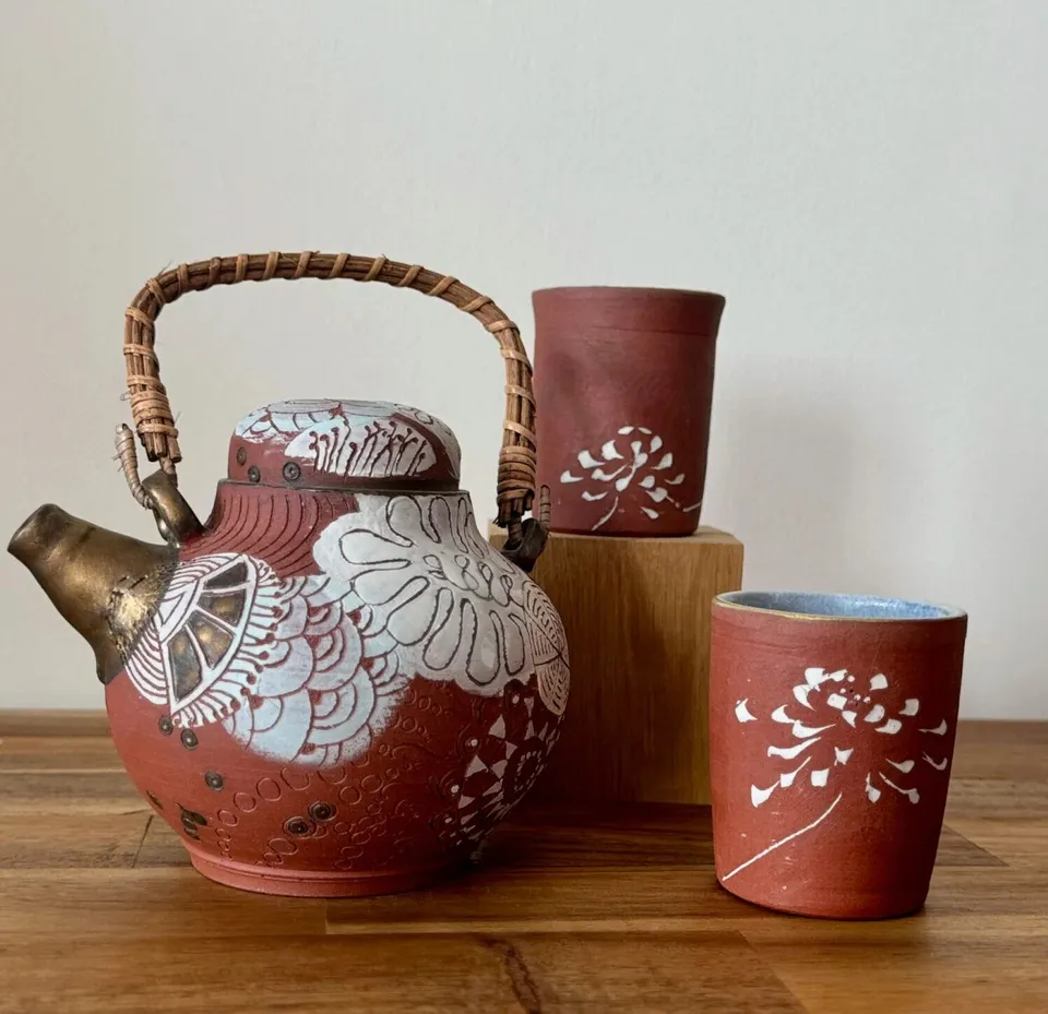 l-atelier-c-service-th-gr-s-rouge-th-i-re-2-tasses-boule image 1