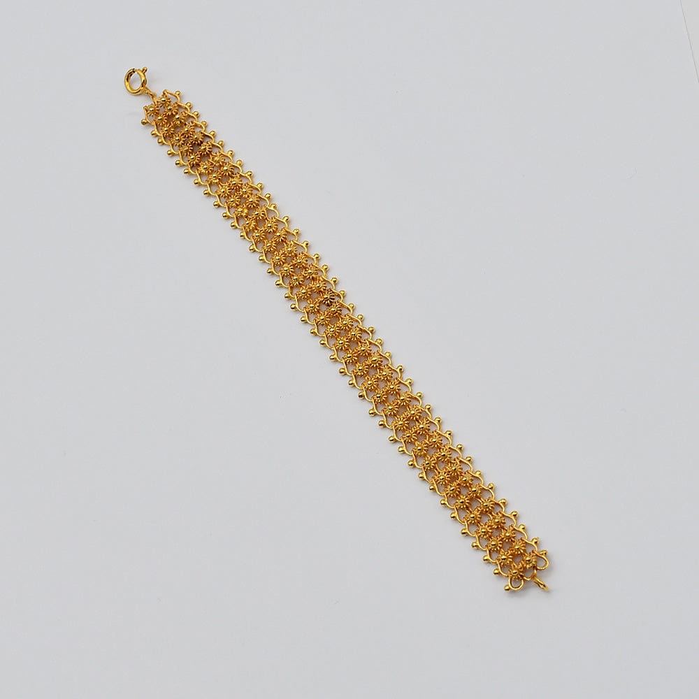 luisa-paix-o-portuguesa-bracelet-filigrane-argent-dor-17-cm image 4