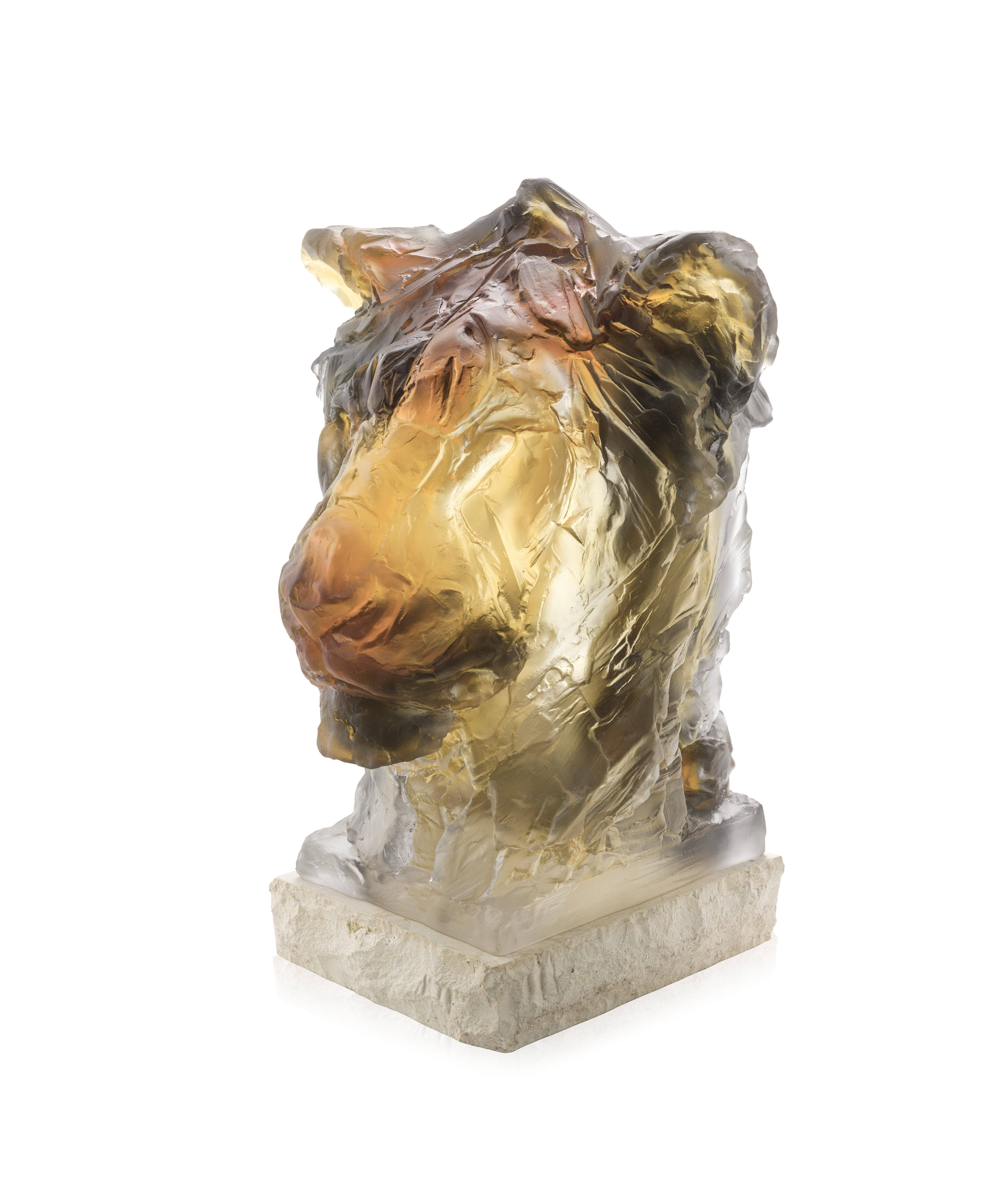 daum-t-te-de-lion-villas-sculpture-cristal-75ex image 3