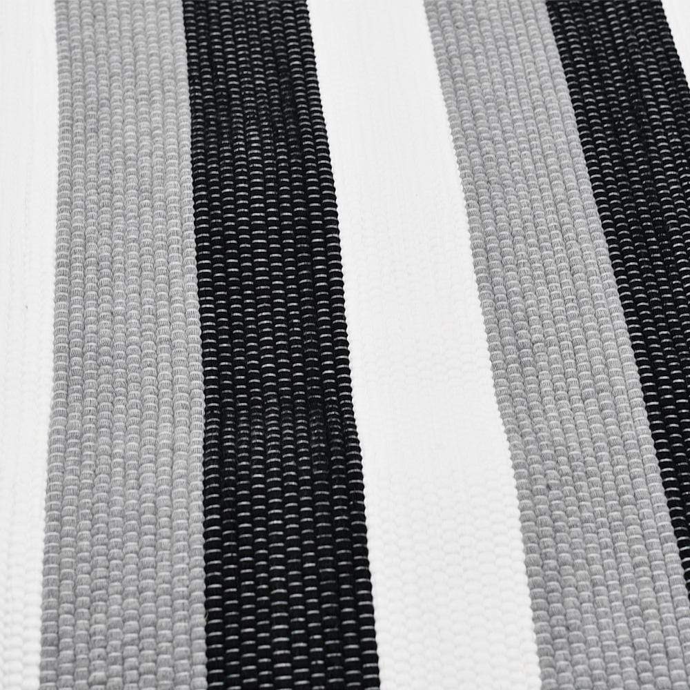 luisa-paix-o-tapis-coton-ray-gris-100x50-tiss-main image 2
