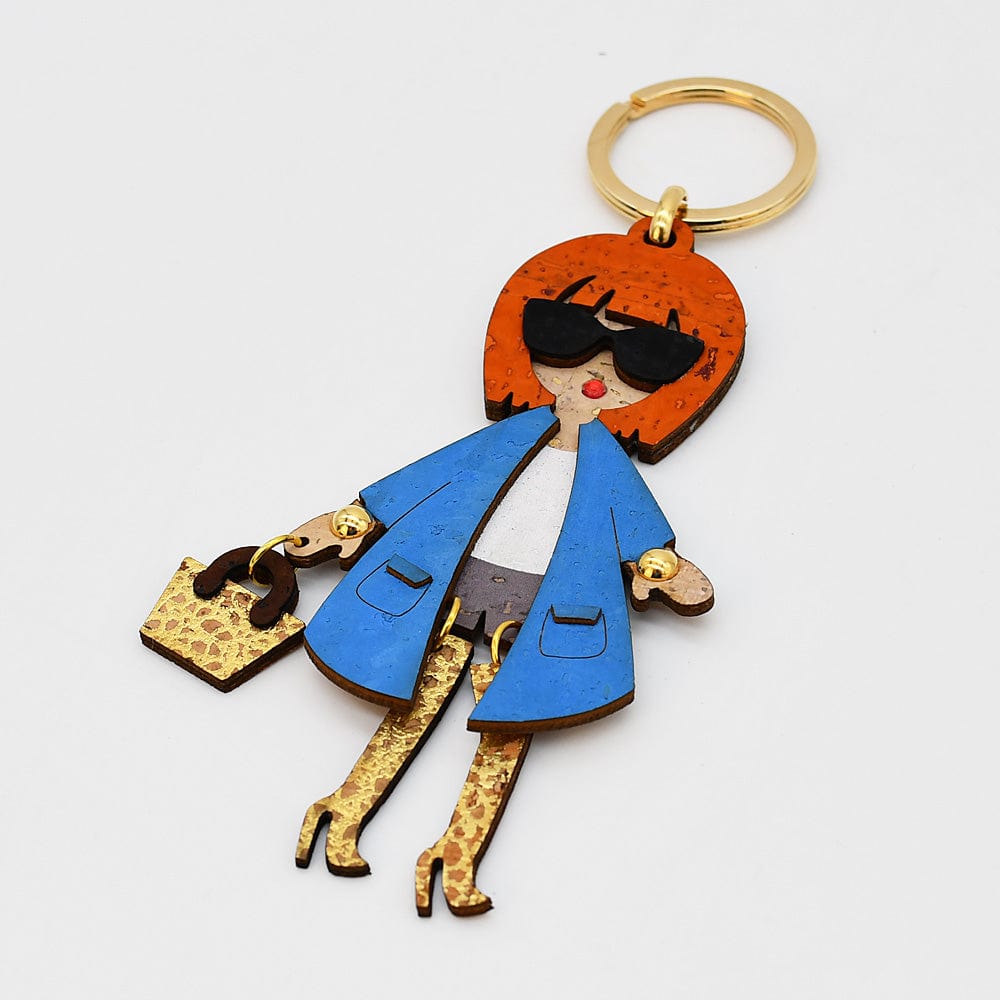 luisa-paix-o-accessoires-porte-cl-s-li-ge-bleu-12-cm image 2