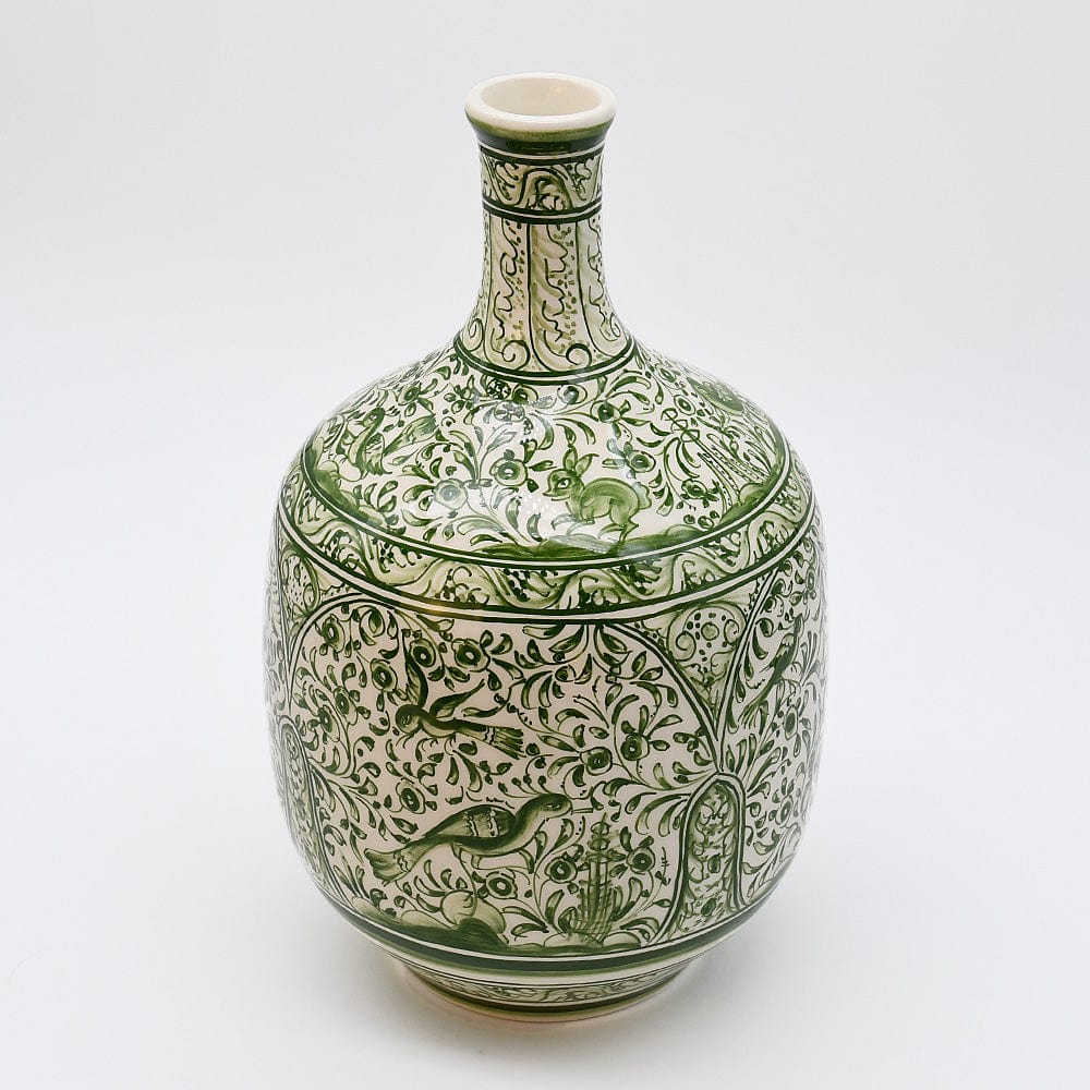 luisa-paix-o-coimbra-amphore-c-ramique-verte-30-cm-pi-ce-unique image 3