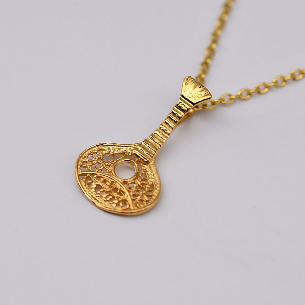 luisa-paix-o-fado-i-collier-argent-dor-guitare-45-cm image 2