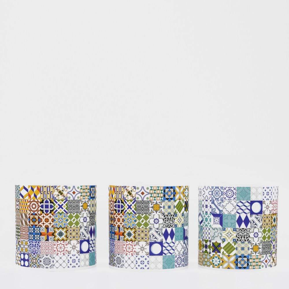 luisa-paix-o-azulejos-porte-bougie-photophore-lot-3-pi-ces-9cm-2 image 1