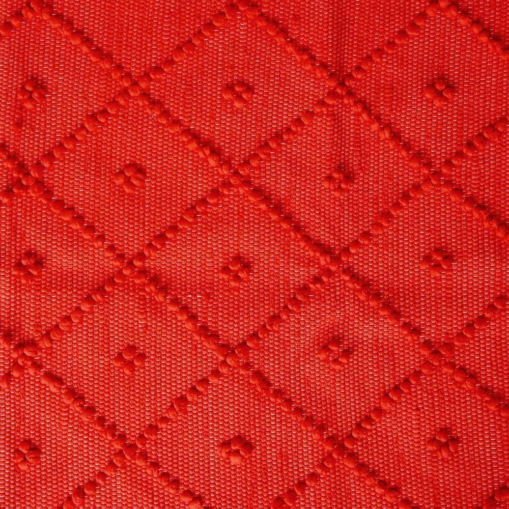 luisa-paix-o-tapis-coton-100x50-tapis-de-bain-rouge-lavable image 1