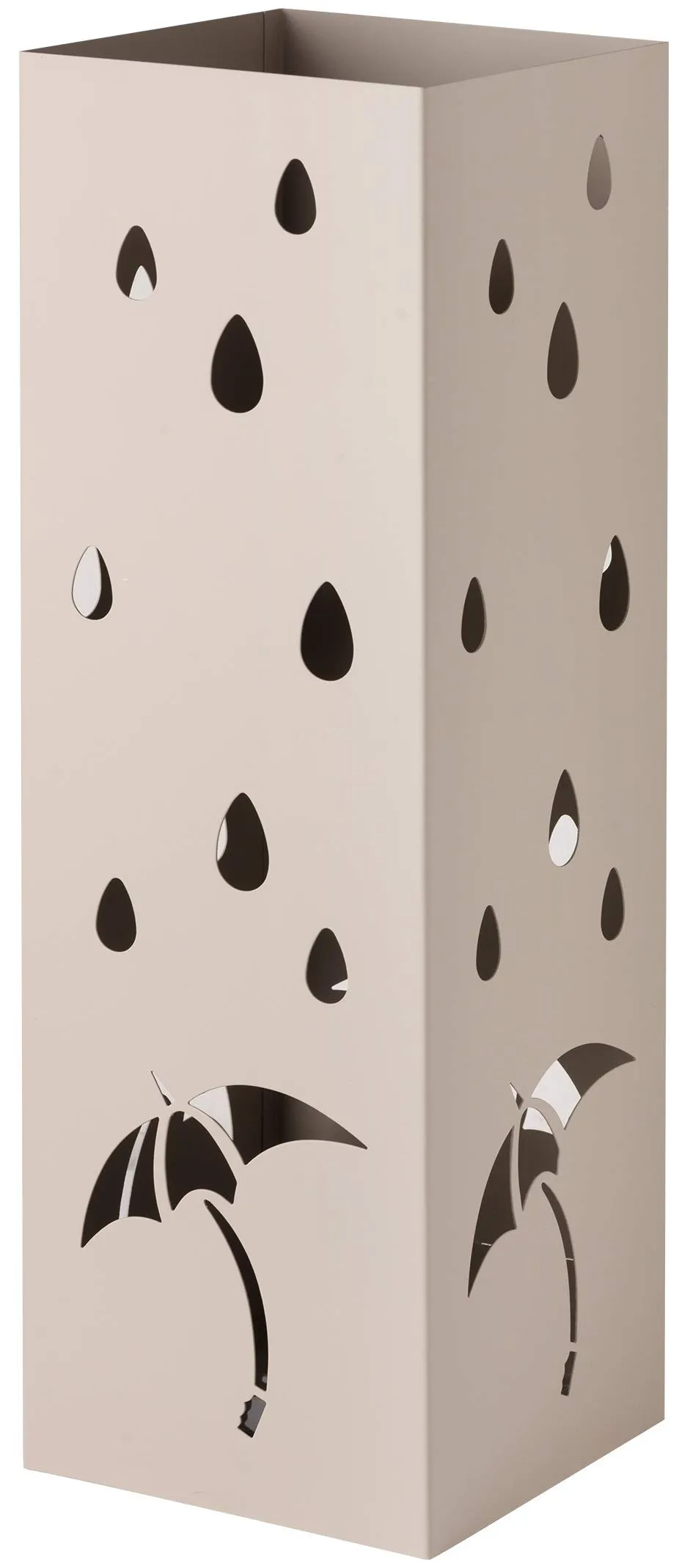 baroni-home-porte-parapluie-m-tal-gris-taupe-49x15-5-cm image 1