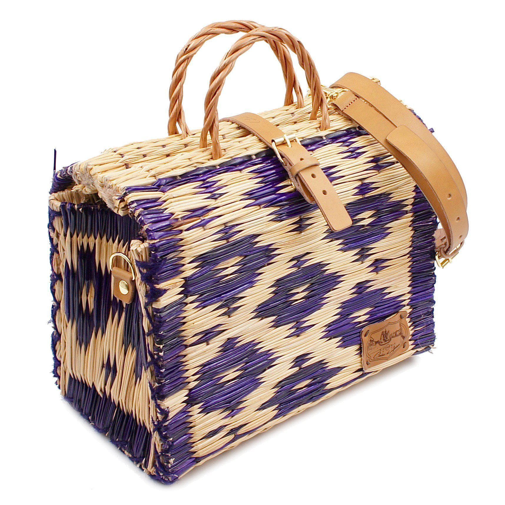 luisa-paix-o-cabas-jonc-30-cm-sac-osier-violet-naturel image 3