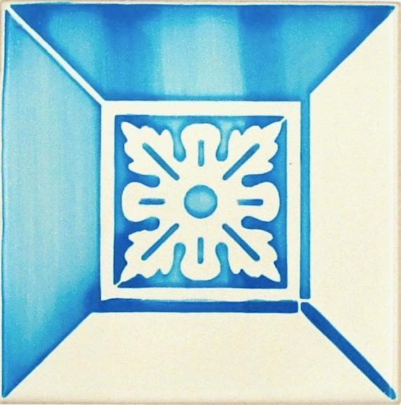 luisa-paix-o-arts-de-la-table-carreau-azulejo-11x11cm-peint-main image 2