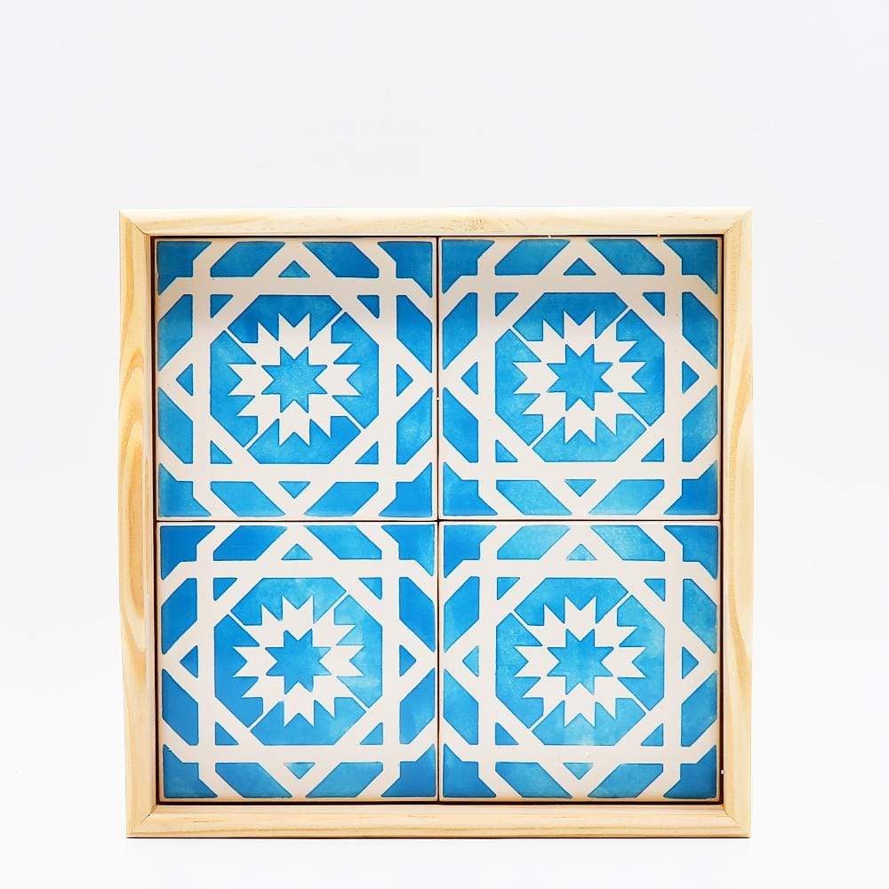 luisa-paix-o-vaisselle-portugaise-plateau-azulejos-turquoise-23-cm image 1