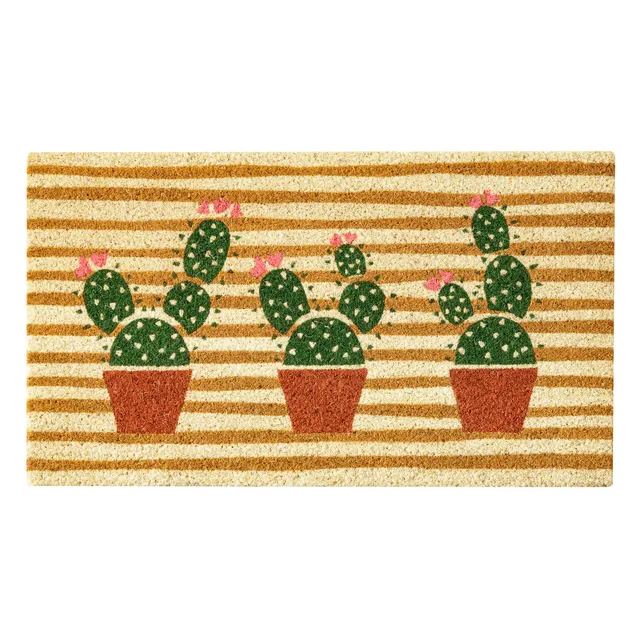 baroni-home-tessile-casa-paillasson-coco-cactus-ray-70x40-cm image 1