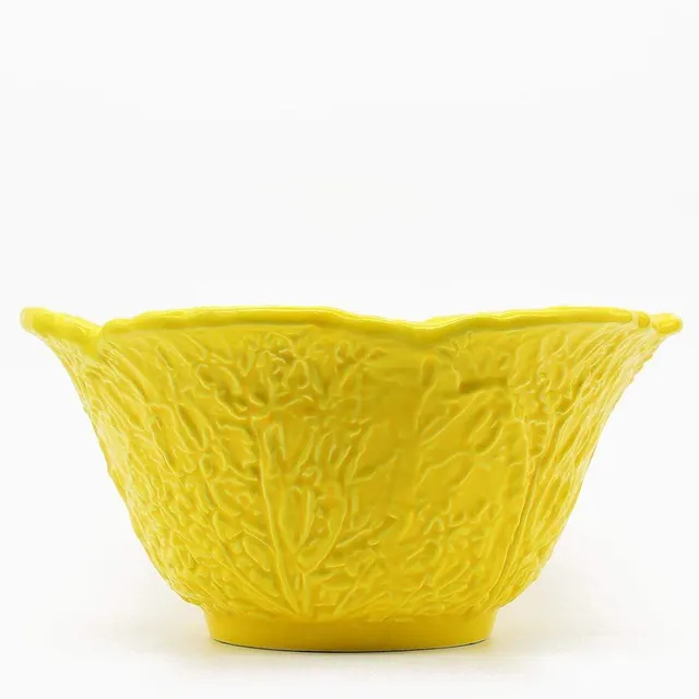 luisa-paix-o-saladier-chou-c-ramique-jaune-27-cm-caldas image 1