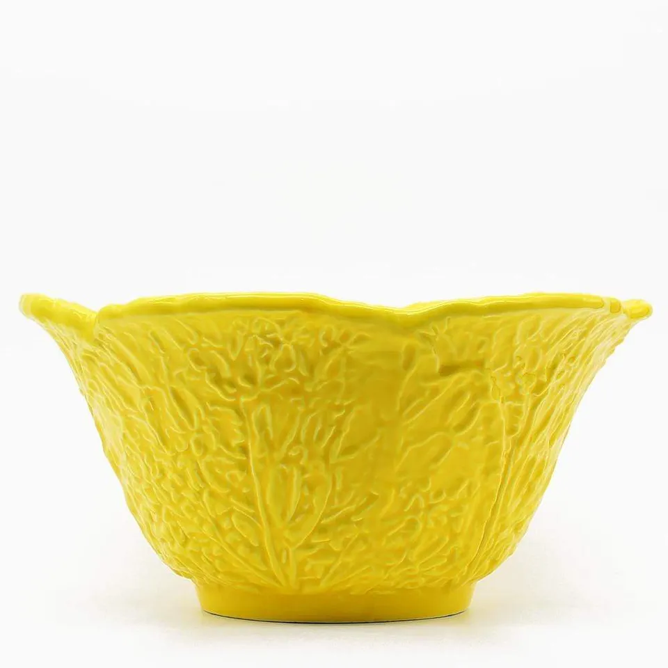 luisa-paix-o-saladier-chou-c-ramique-jaune-27-cm-caldas image 1