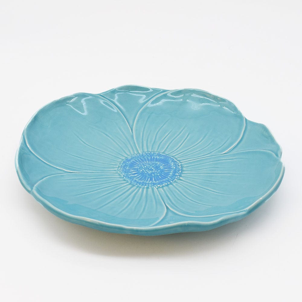 luisa-paix-o-papoila-assiette-c-ramique-turquoise-27cm image 3