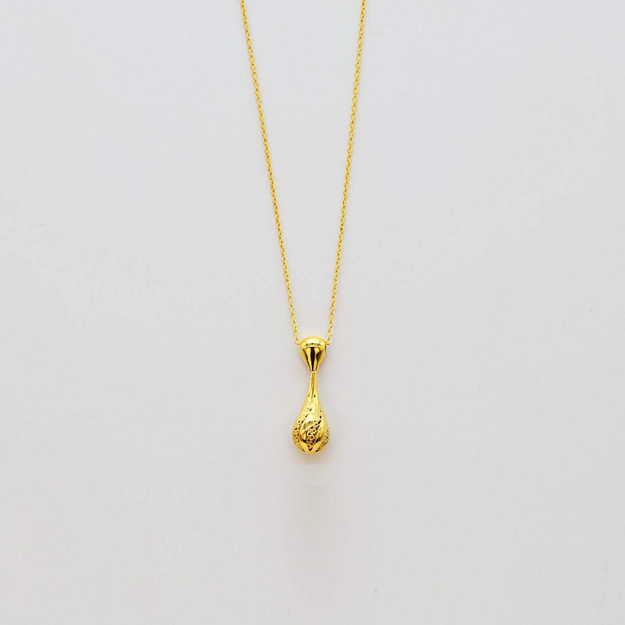 luisa-paix-o-gota-de-luz-collier-dor-argent-40-cm image 1