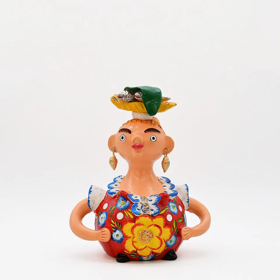 luisa-paix-o-boneca-barriguda-statuette-25-cm-pi-ce-unique image 1