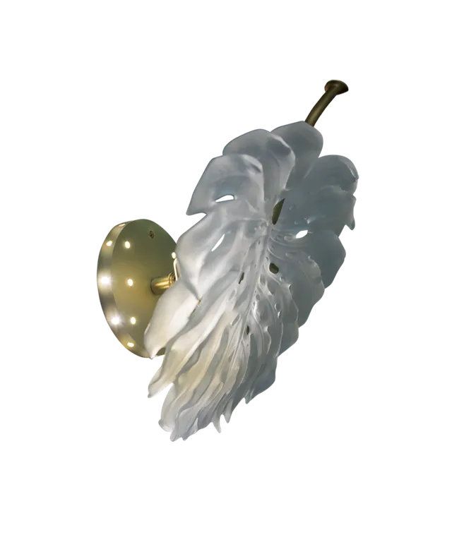 daum-univers-v-g-tal-monstera-applique-petit-mod-le-blanche image 1