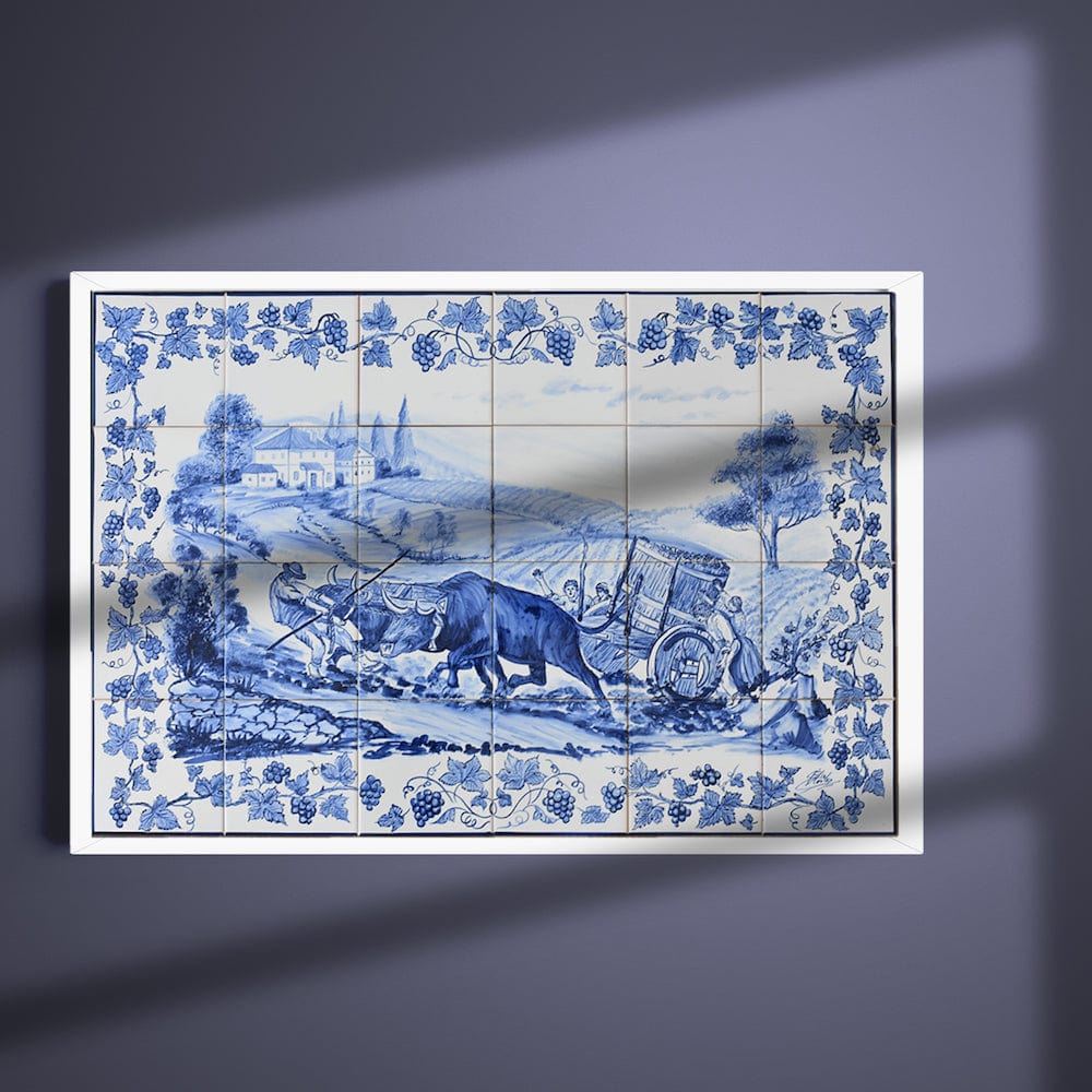luisa-paix-o-azulejos-fresque-90x60cm-24-carreaux-peints-main image 5
