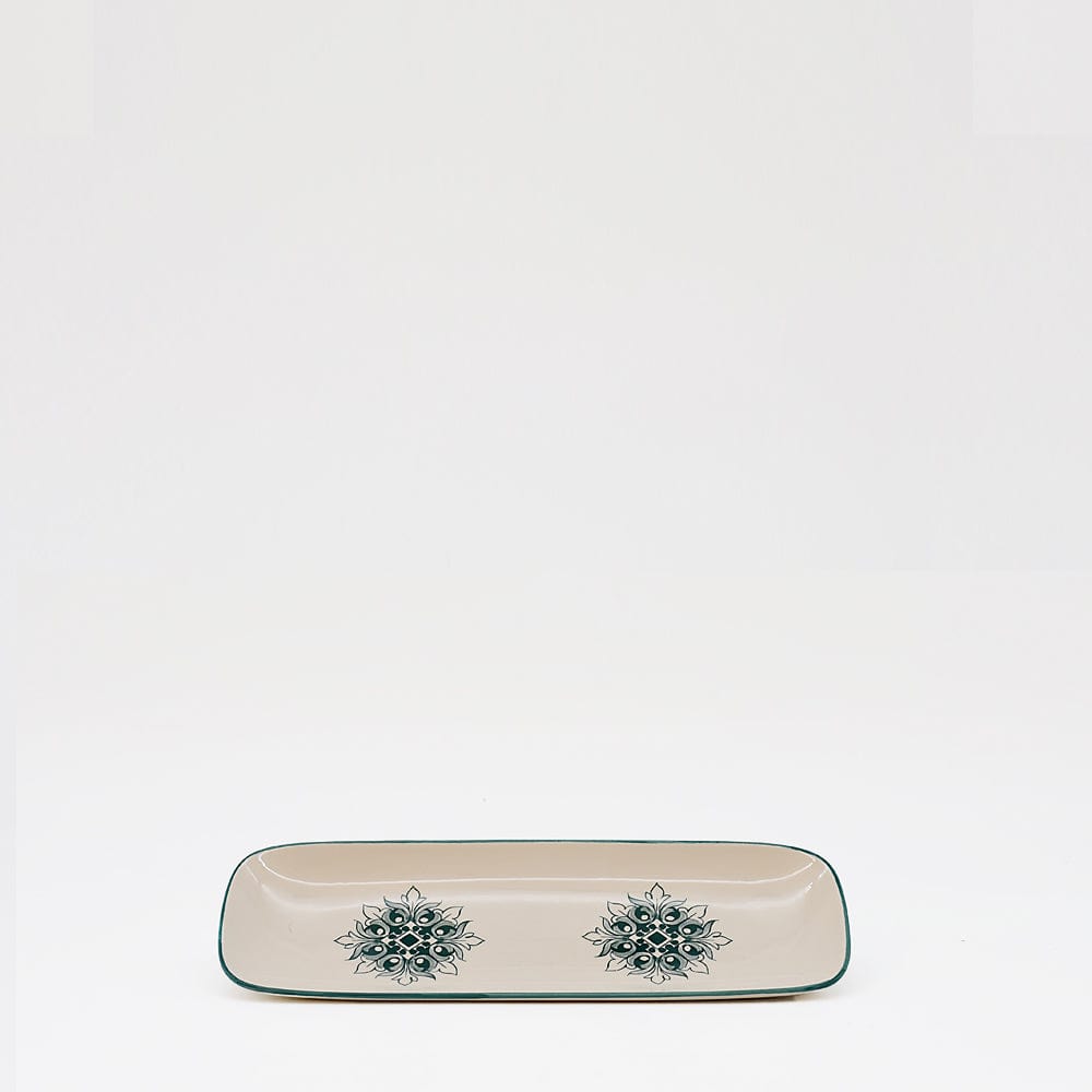 luisa-paix-o-vaisselle-portugaise-plat-c-ramique-bras-o-22cm-vert image 1