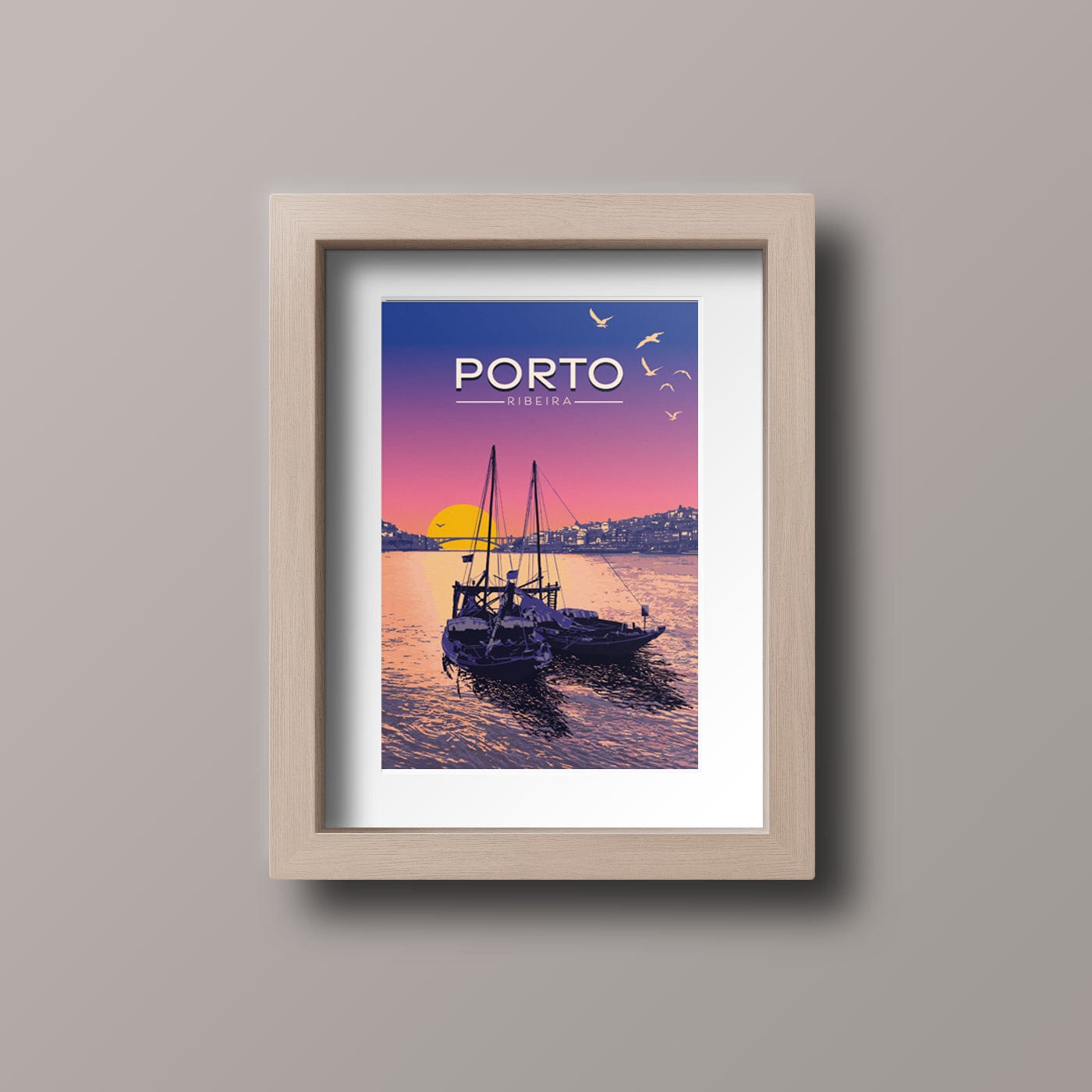 luisa-paix-o-d-coration-affiche-porto-douro-50x70-cm-sans-cadre image 2