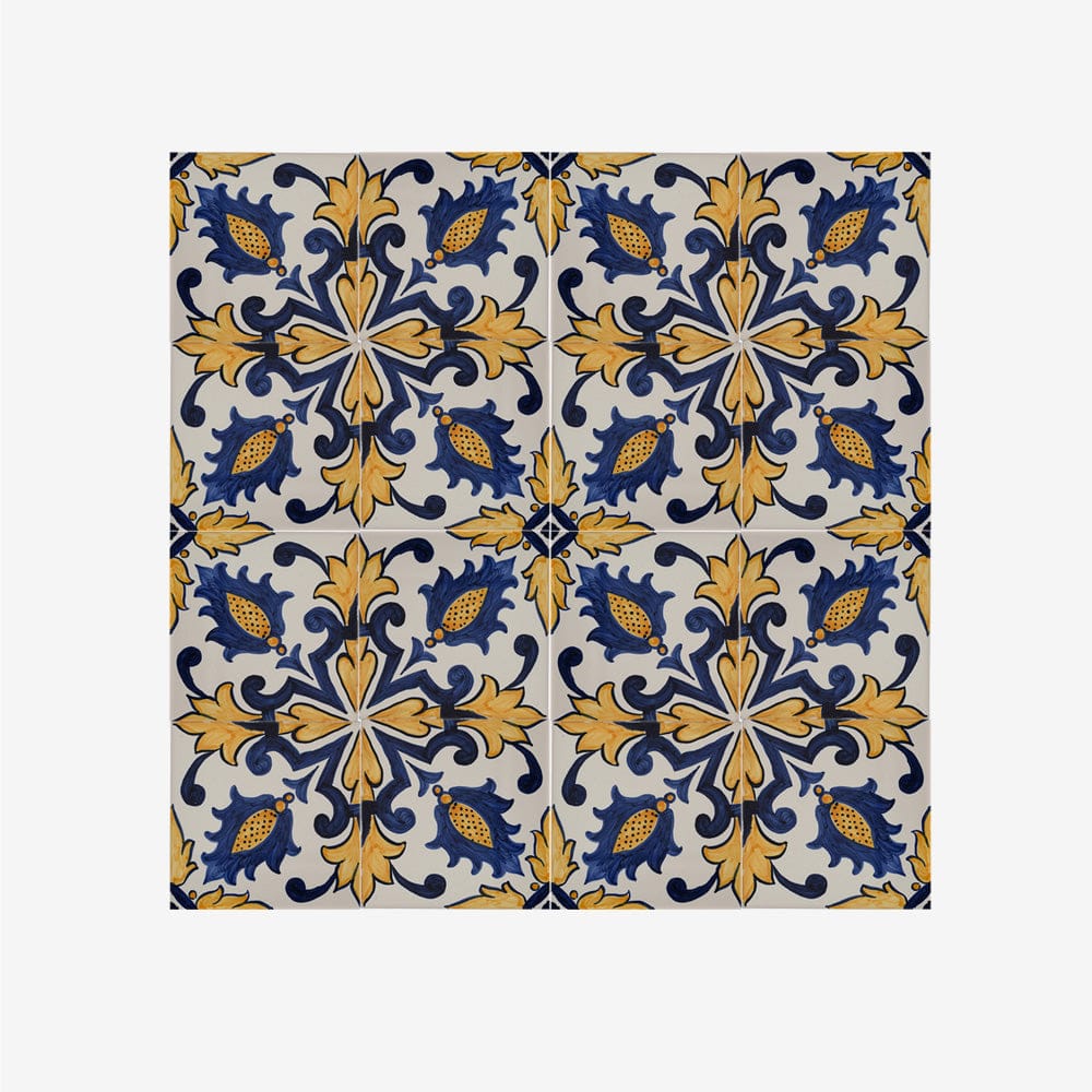 luisa-paix-o-azulejos-panneau-d-azulejos-28x28cm-4-carreaux-peints-main image 4
