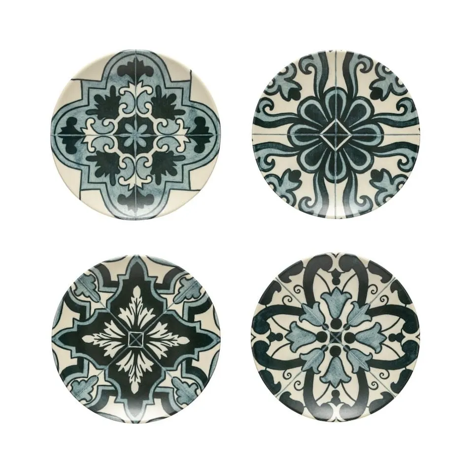 luisa-paix-o-l-ments-4-assiettes-gr-s-16cm-azulejos image 1