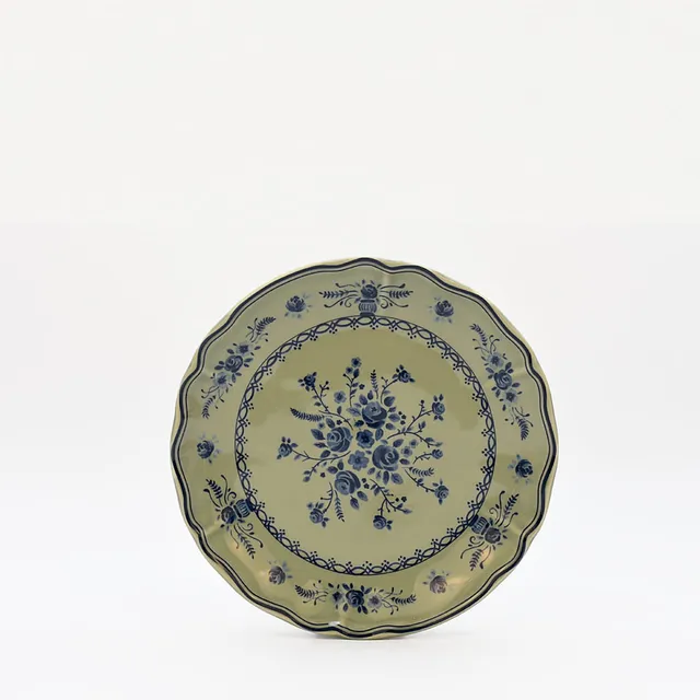 luisa-paix-o-vaisselle-portugaise-assiette-gr-s-vila-21-cm-vert image 1