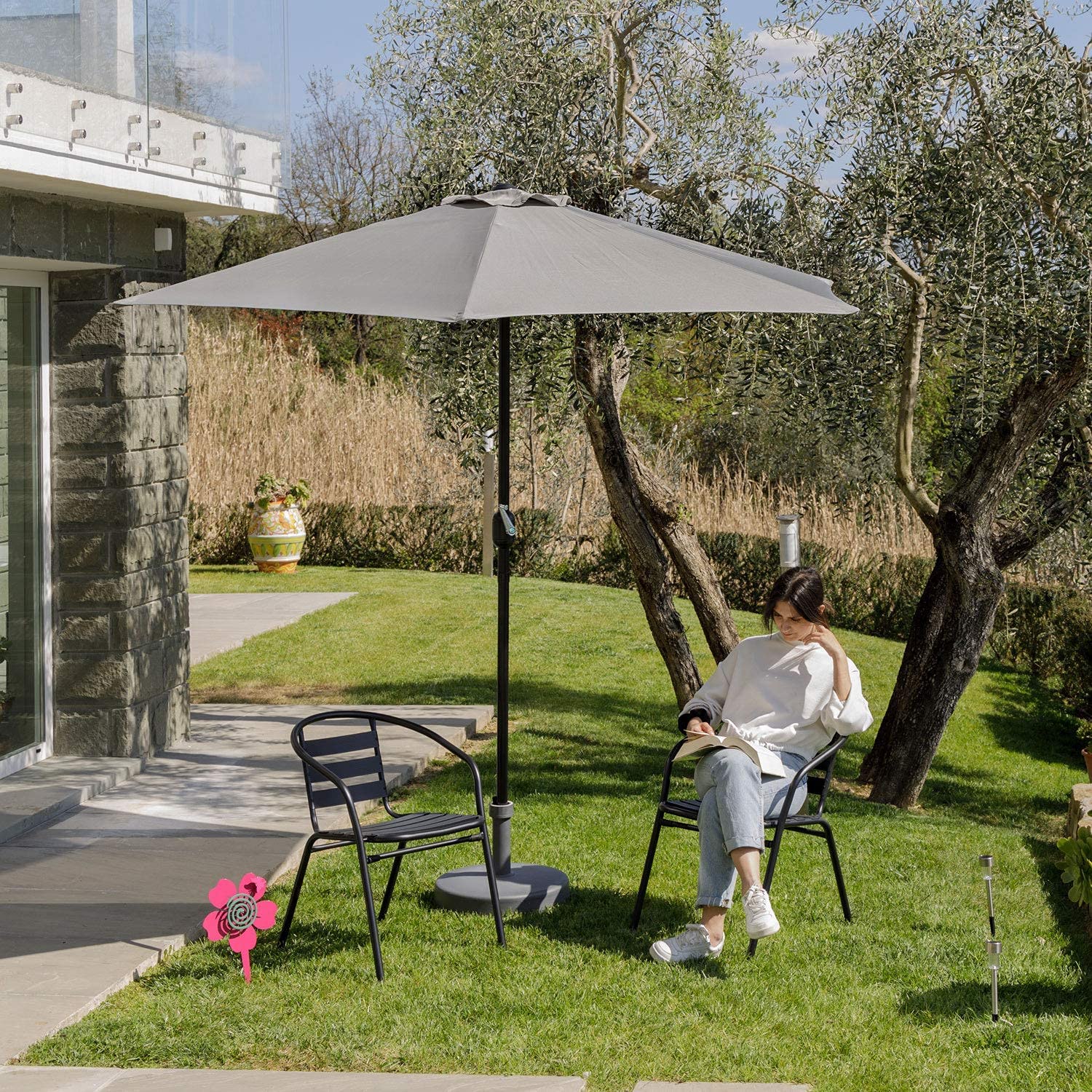 baroni-home-outdoor-parasol-d-port-gris-centr-3x2-47-m image 3