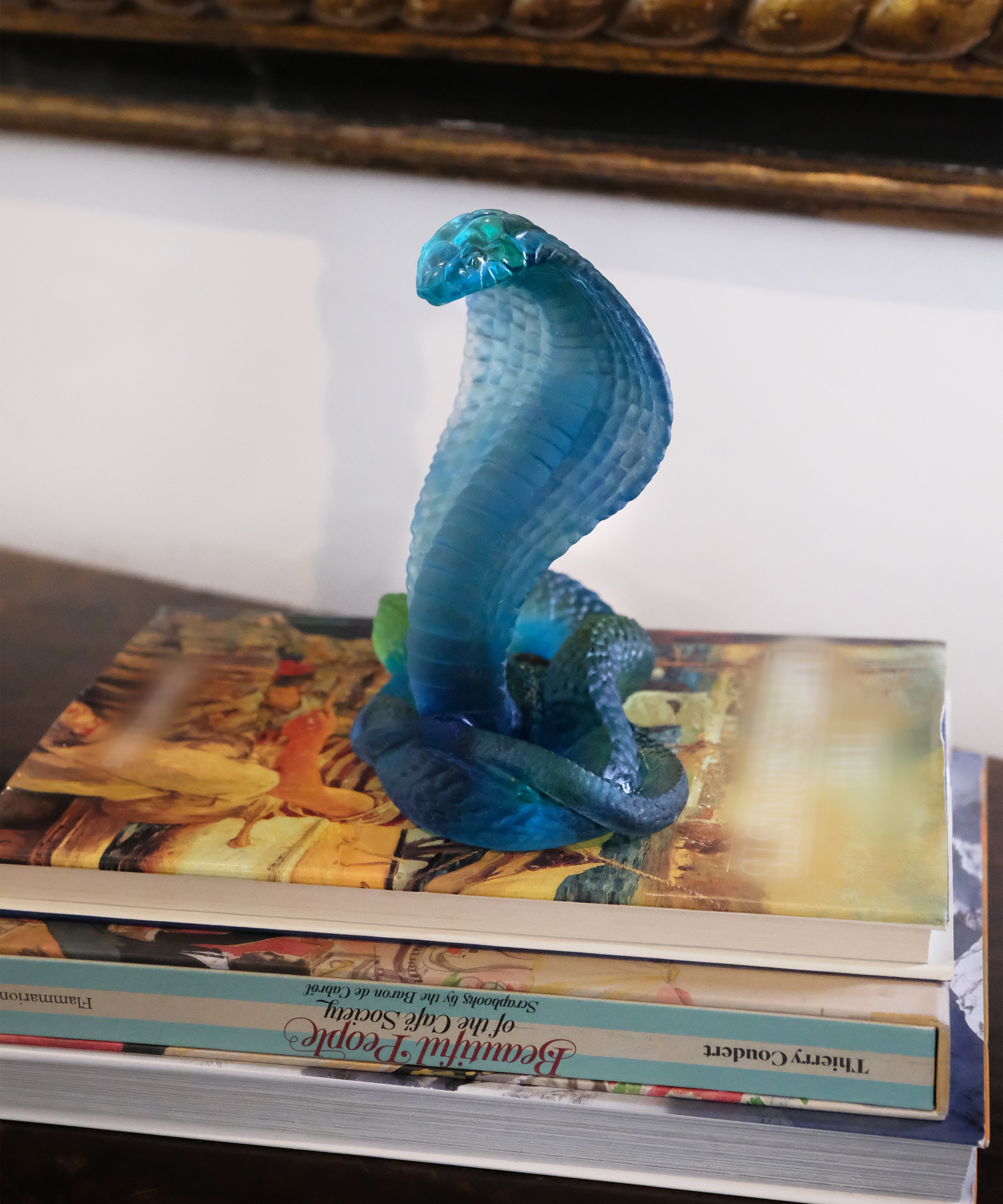 daum-naja-bleu-sculpture-cobra-cristal-500-ex image 2