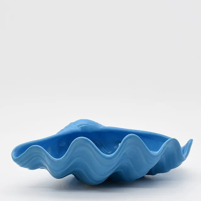luisa-paix-o-coquillage-c-ramique-28-cm-bleu-turquoise image 1