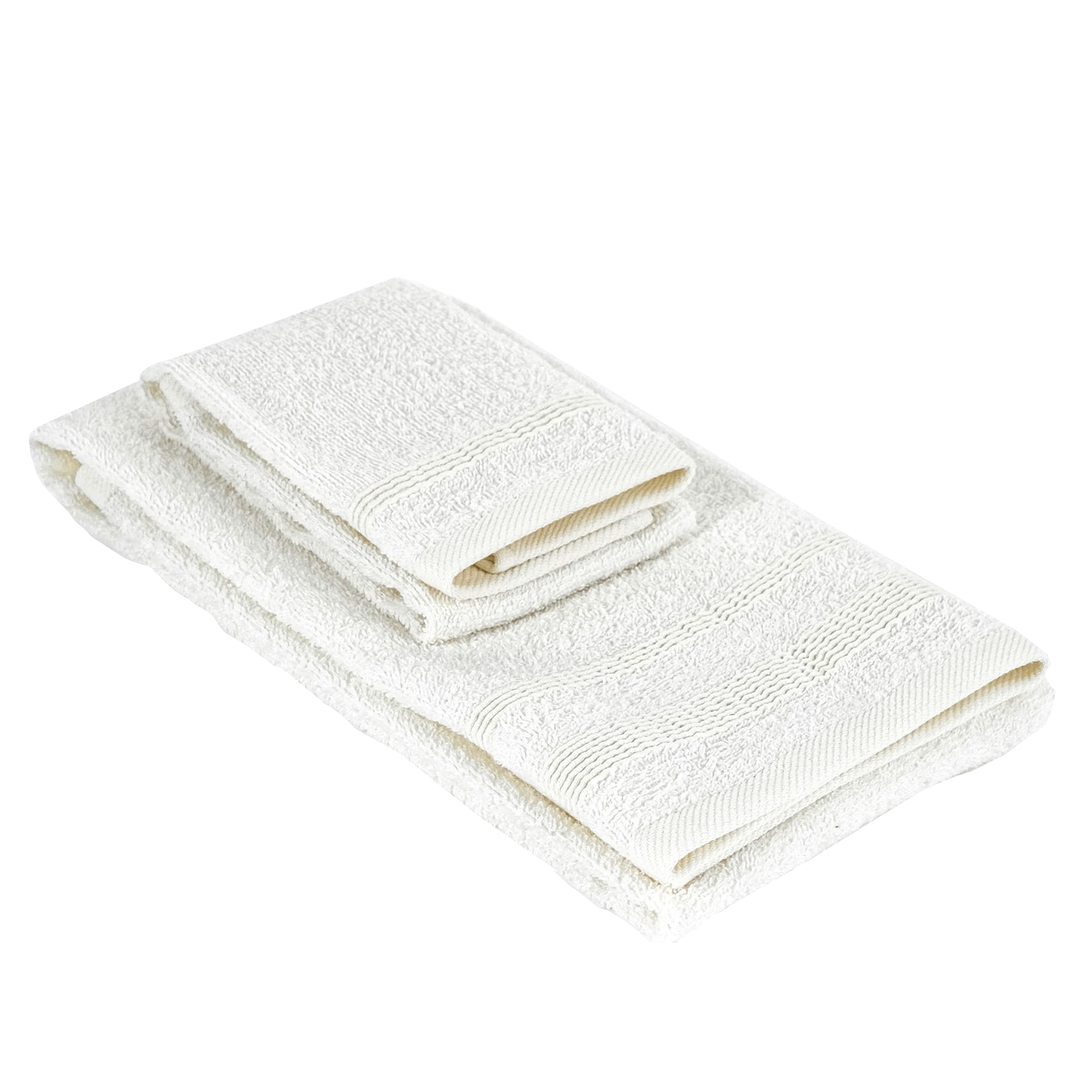 baroni-home-tessile-bagno-lot-2-serviettes-damas-blanc-50x100 image 7