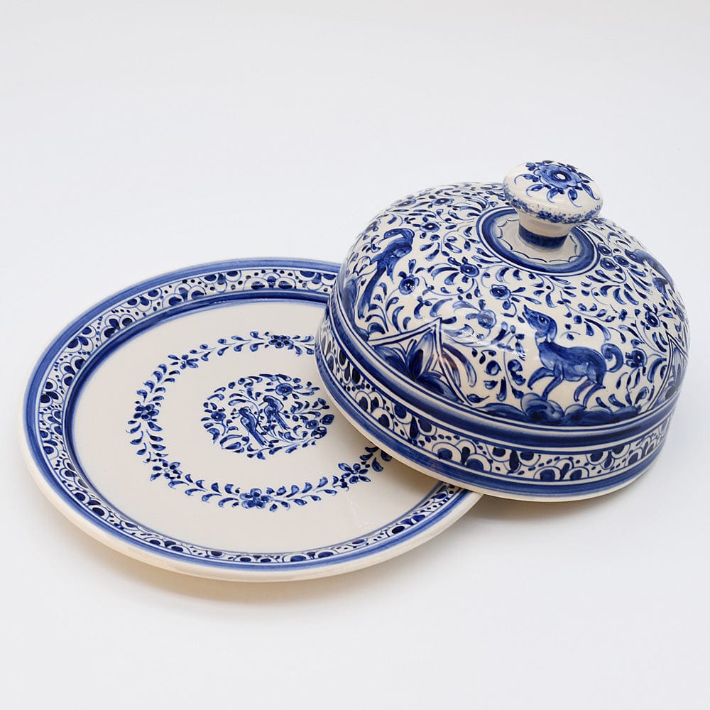 luisa-paix-o-vaisselle-portugaise-plateau-fromage-coimbra-bleu-24-cm image 4