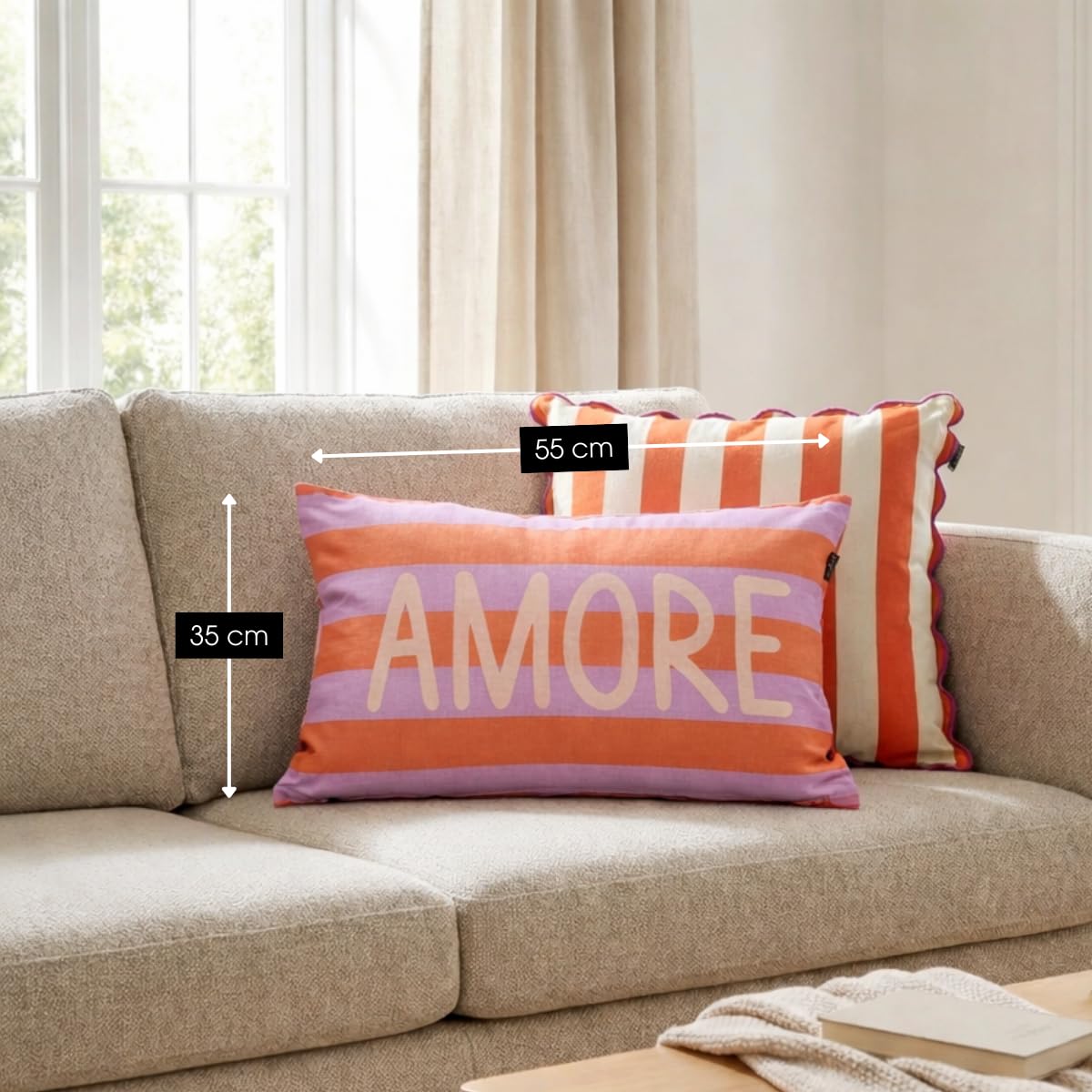 mica-decorations-amore-coussin-d-coratif-orange-55x35-cm image 2