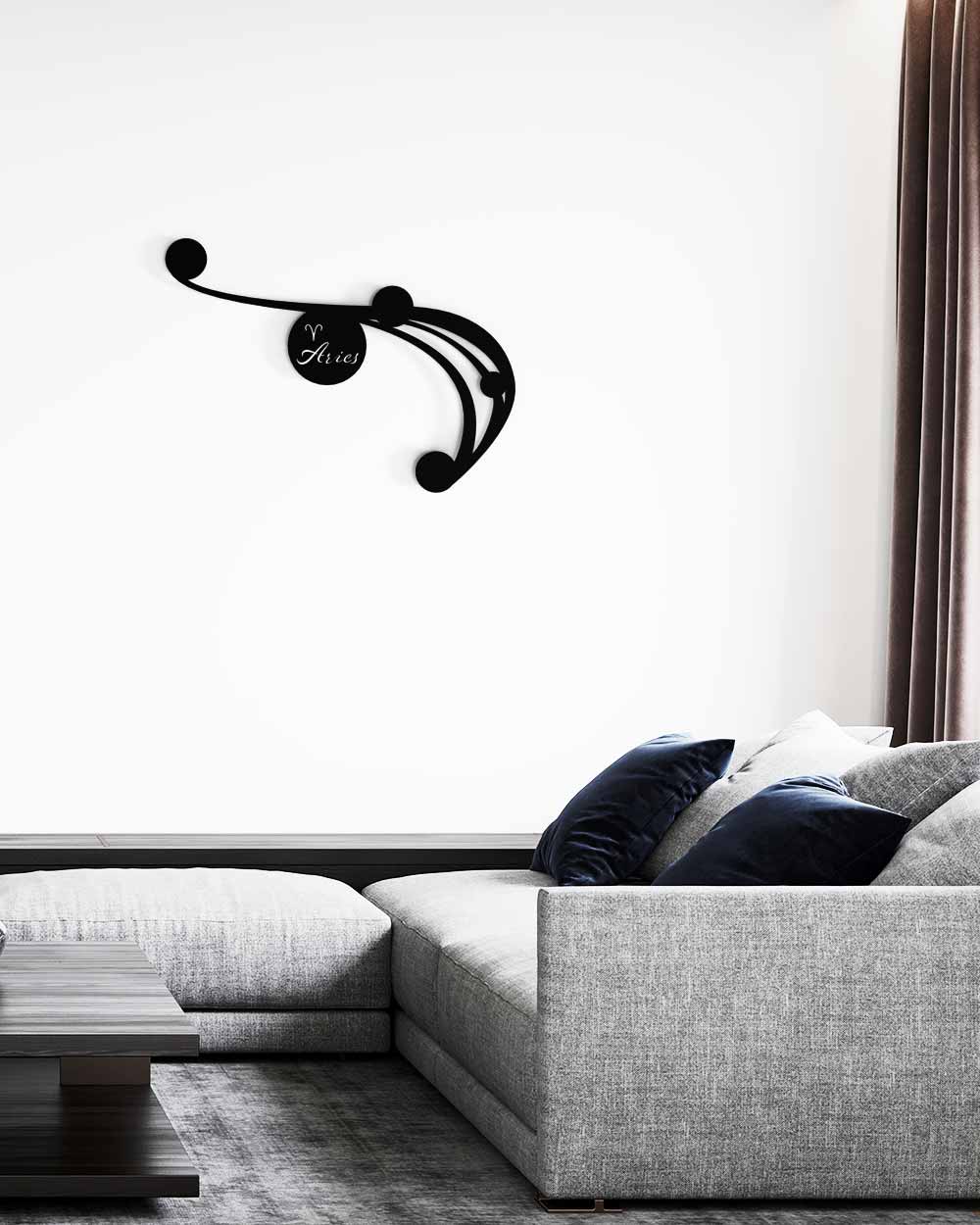 je-suis-art-signes-du-zodiaque-b-lier-constellation-d-coration-murale-m-tal image 1