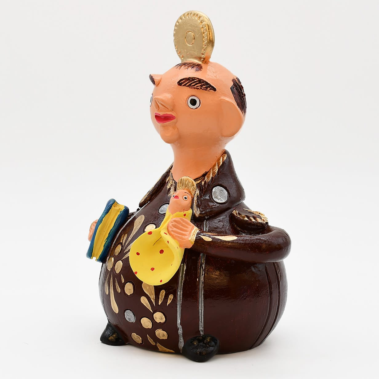 luisa-paix-o-s-o-antonio-17cm-statuette-c-ramique-artisanale image 3