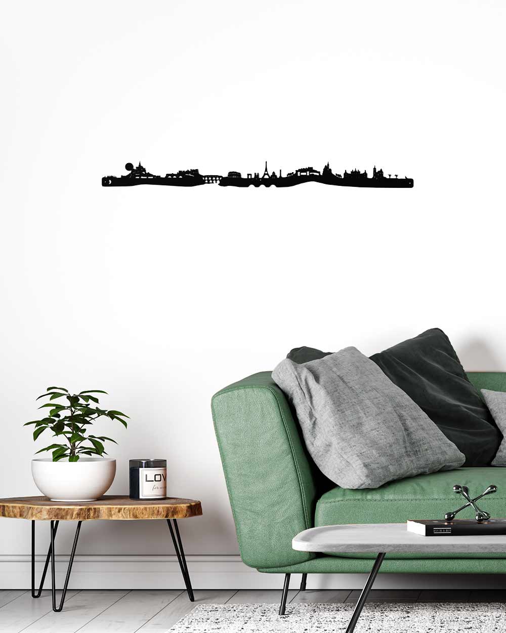 je-suis-art-skylines-france-skyline-france-silhouette-tableau-m-tal image 1
