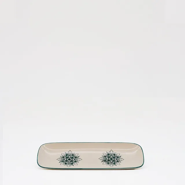 luisa-paix-o-vaisselle-portugaise-plat-c-ramique-bras-o-22cm-vert image 1