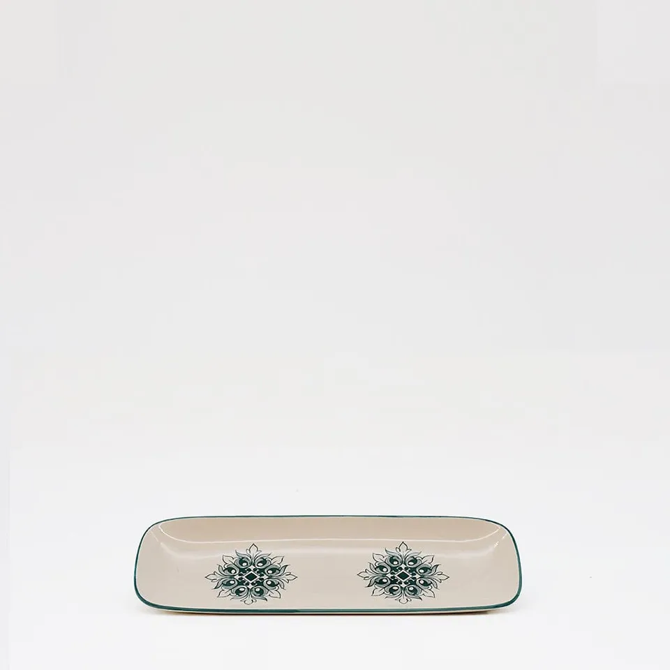 luisa-paix-o-vaisselle-portugaise-plat-c-ramique-bras-o-22cm-vert image 1