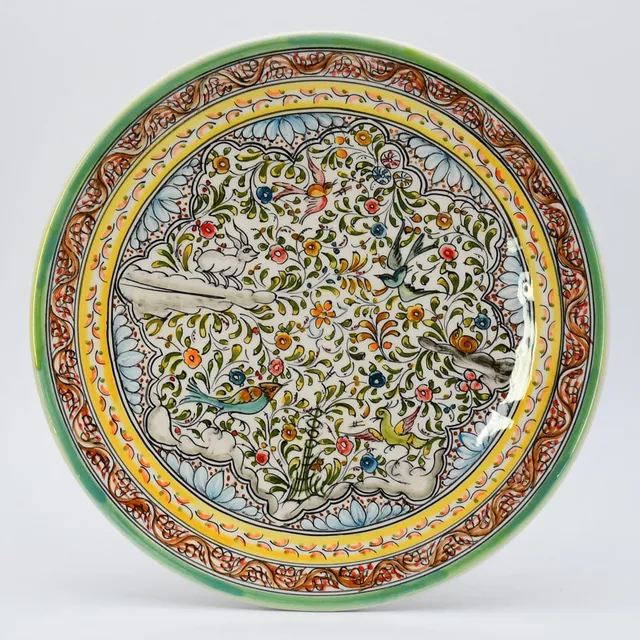 luisa-paix-o-coimbra-assiette-c-ramique-29-cm-peinte-main image 1