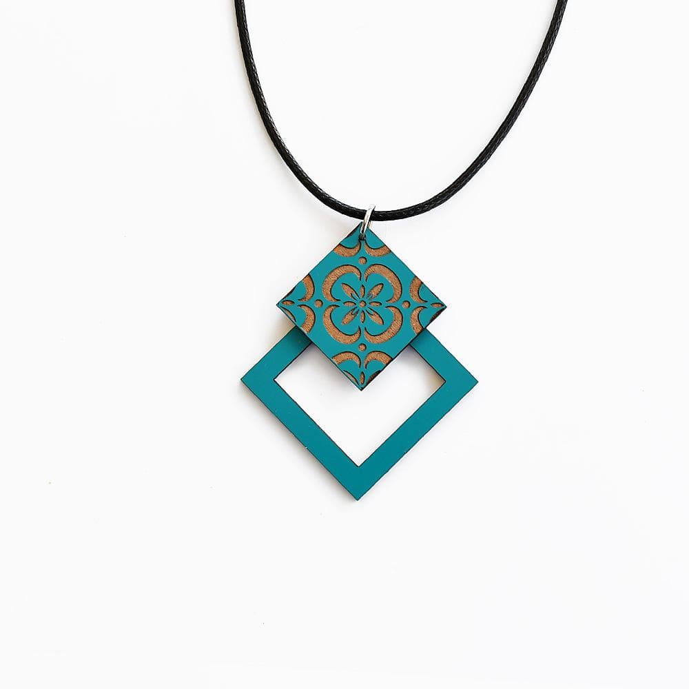 luisa-paix-o-azulejo-collier-coton-bois-turquoise image 3