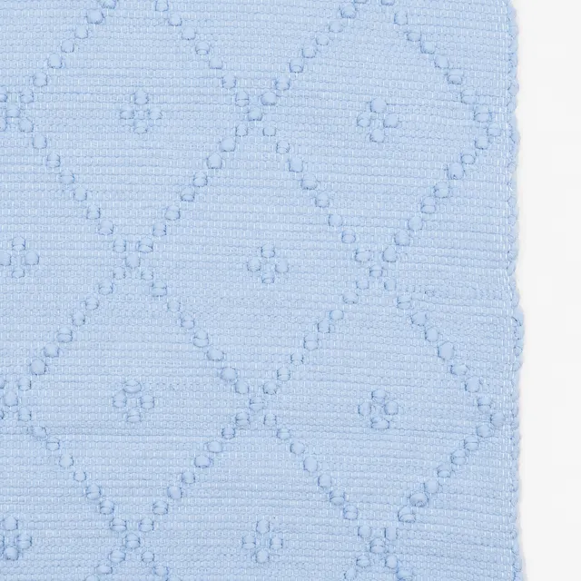 luisa-paix-o-tapis-de-bain-bleu-60x40-cm-coton image 1
