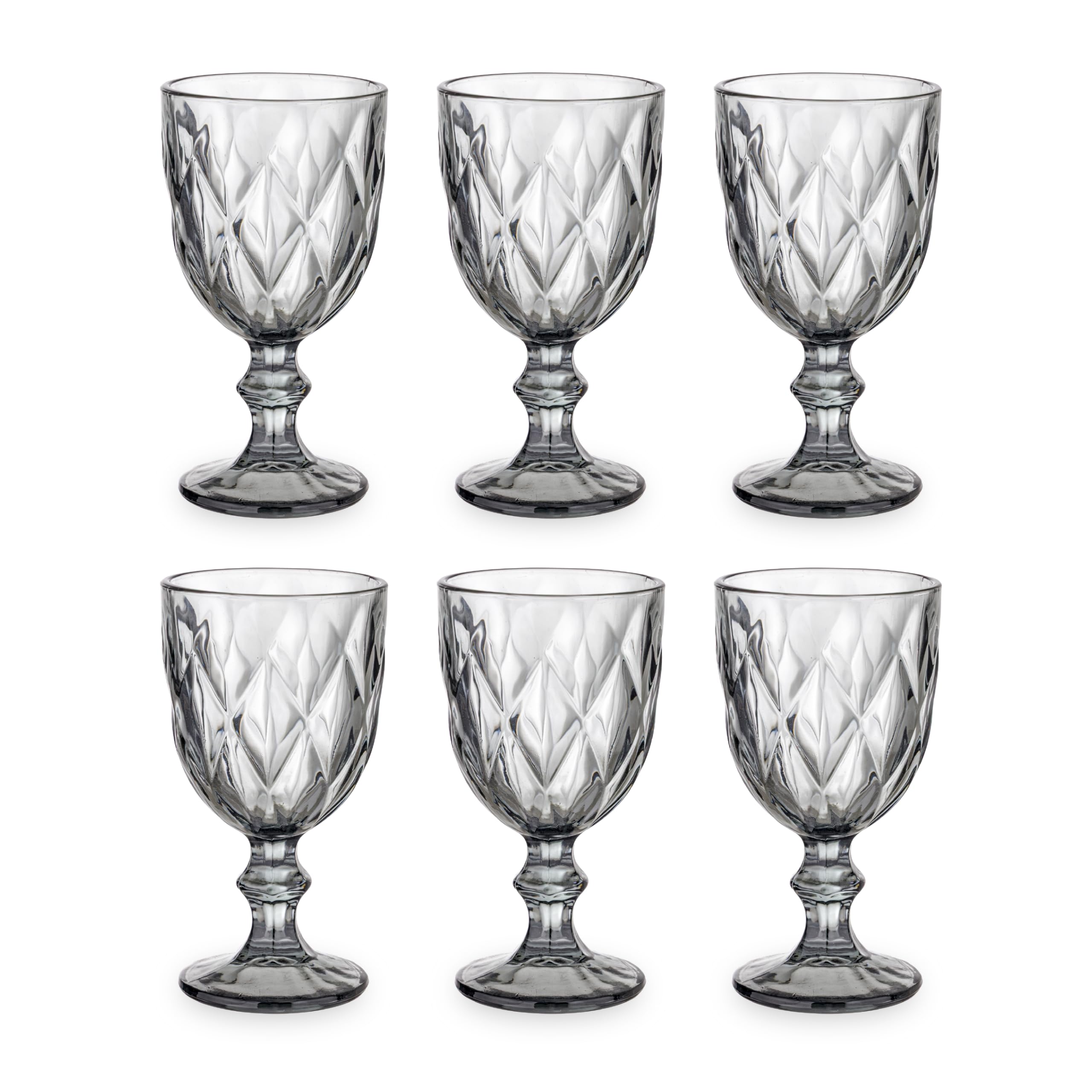 baroni-home-cucina-lot-6-verres-diamant-fum-25-cl image 7