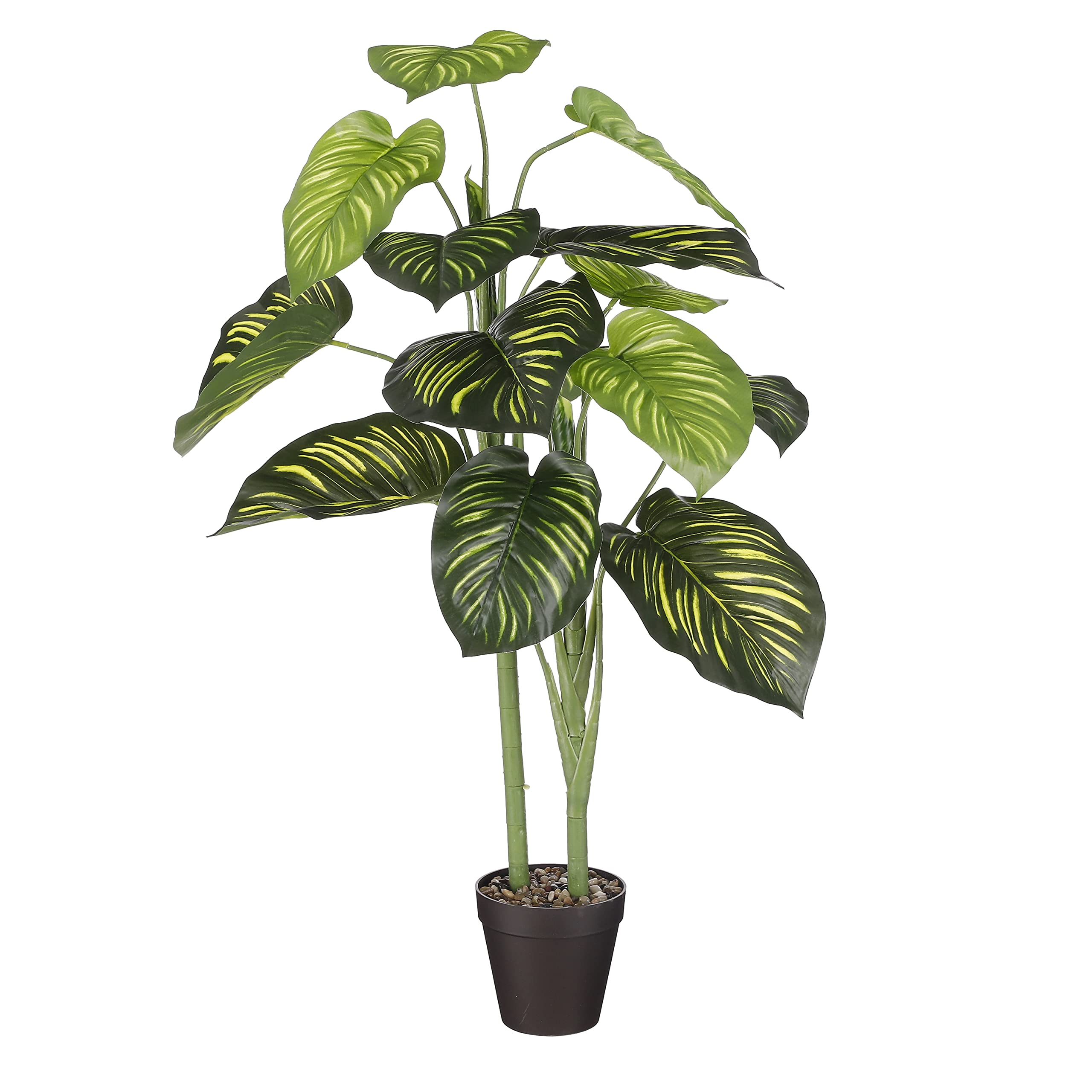 mica-decorations-caladium-plante-artificielle-verte-h100-cm image 1