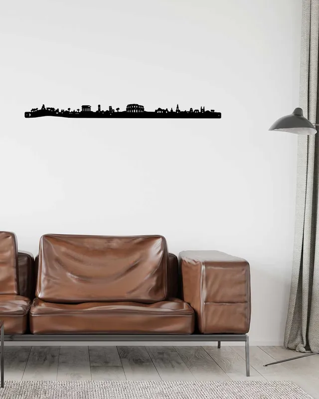 je-suis-art-skyline-n-mes-silhouette-murale-m-tal image 1