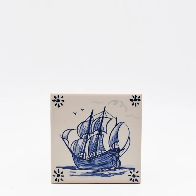 luisa-paix-o-azulejo-navio-carreau-c-ramique-11x11-cm-peint-main image 1