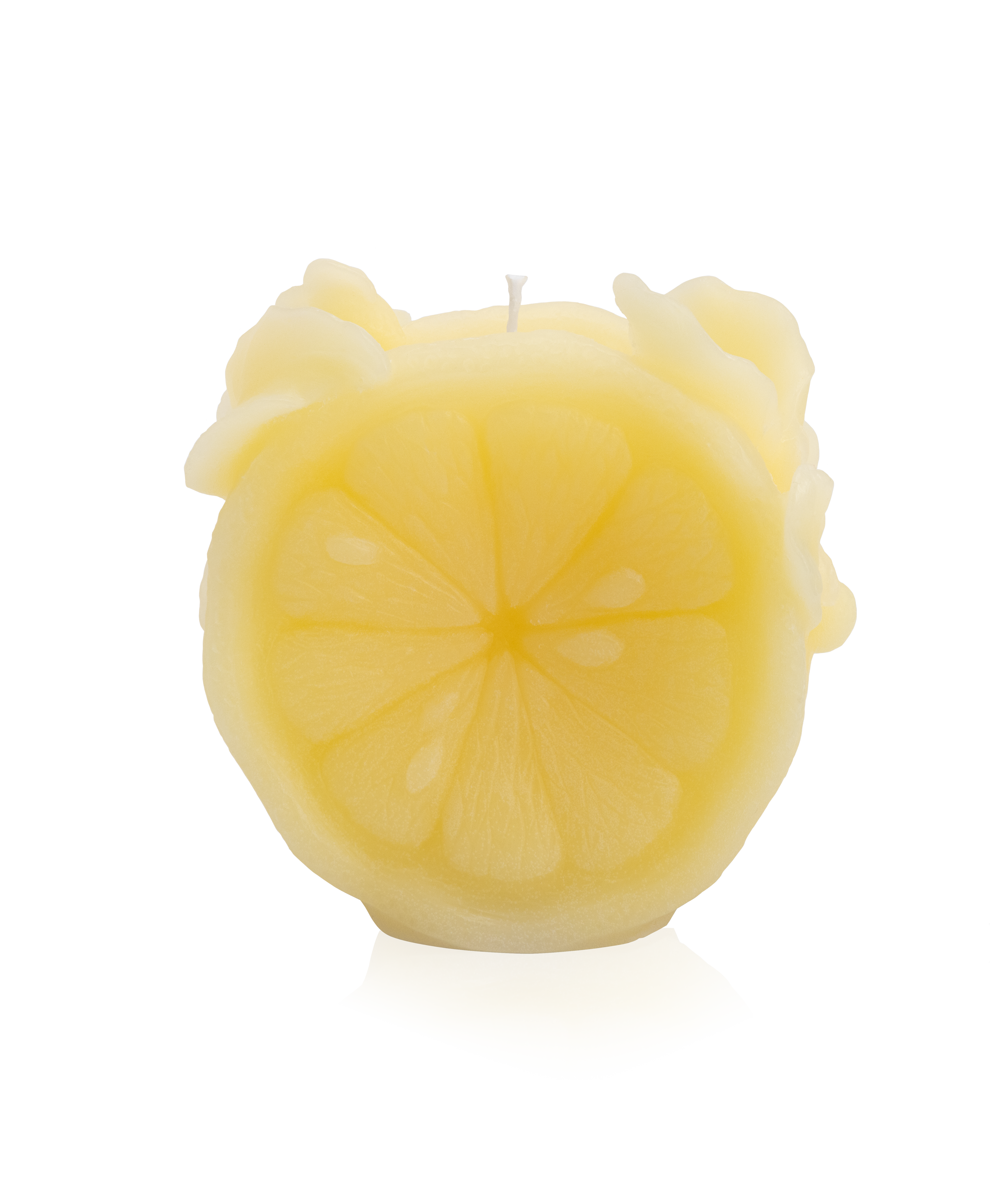 daum-d-coration-cristal-citrus-bougie-jaune image 1