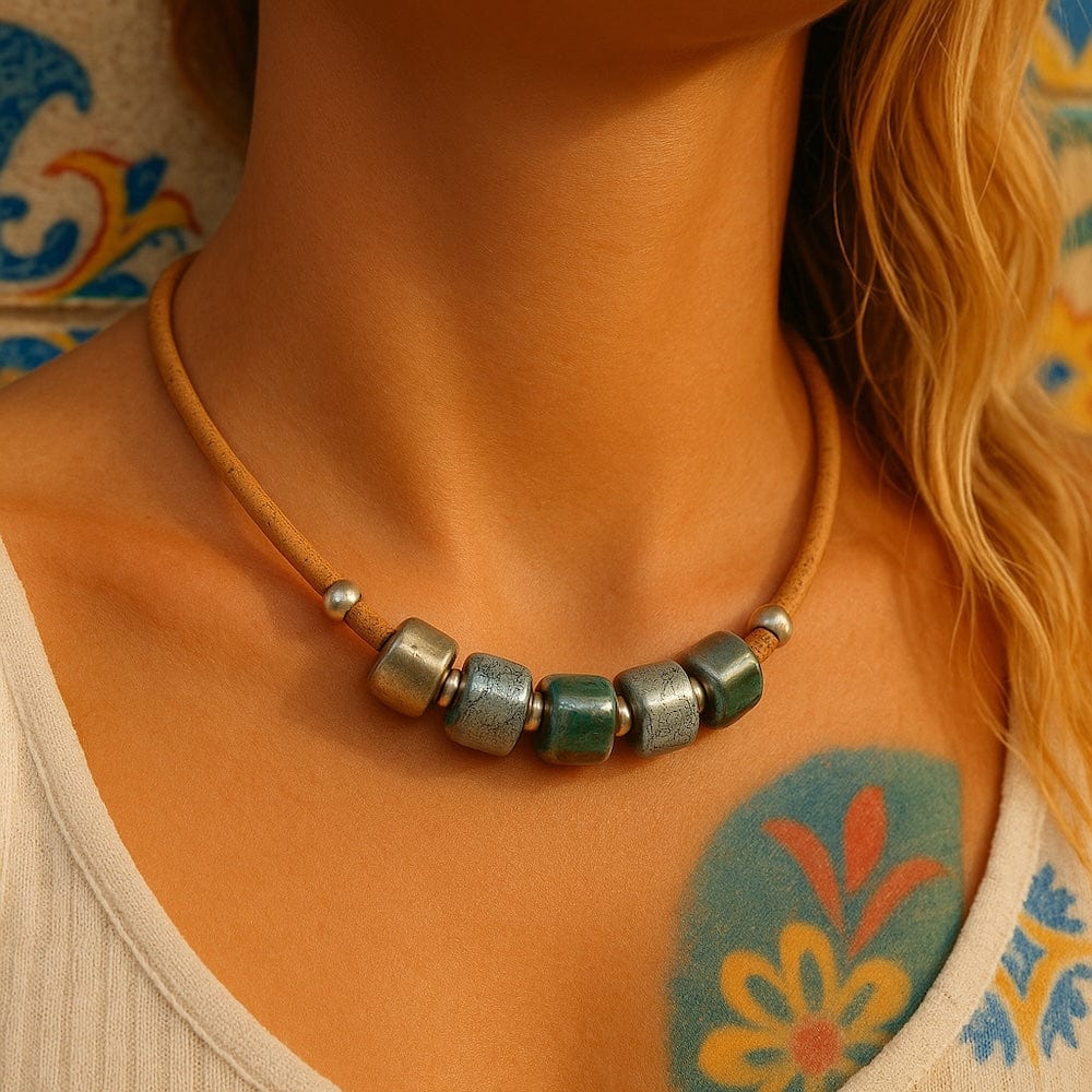 luisa-paix-o-collier-li-ge-perles-gris-52cm-fermoir-magn-tique image 2
